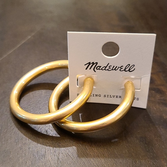 Madewell Jewelry - BNWT Madewell Gold Hoops